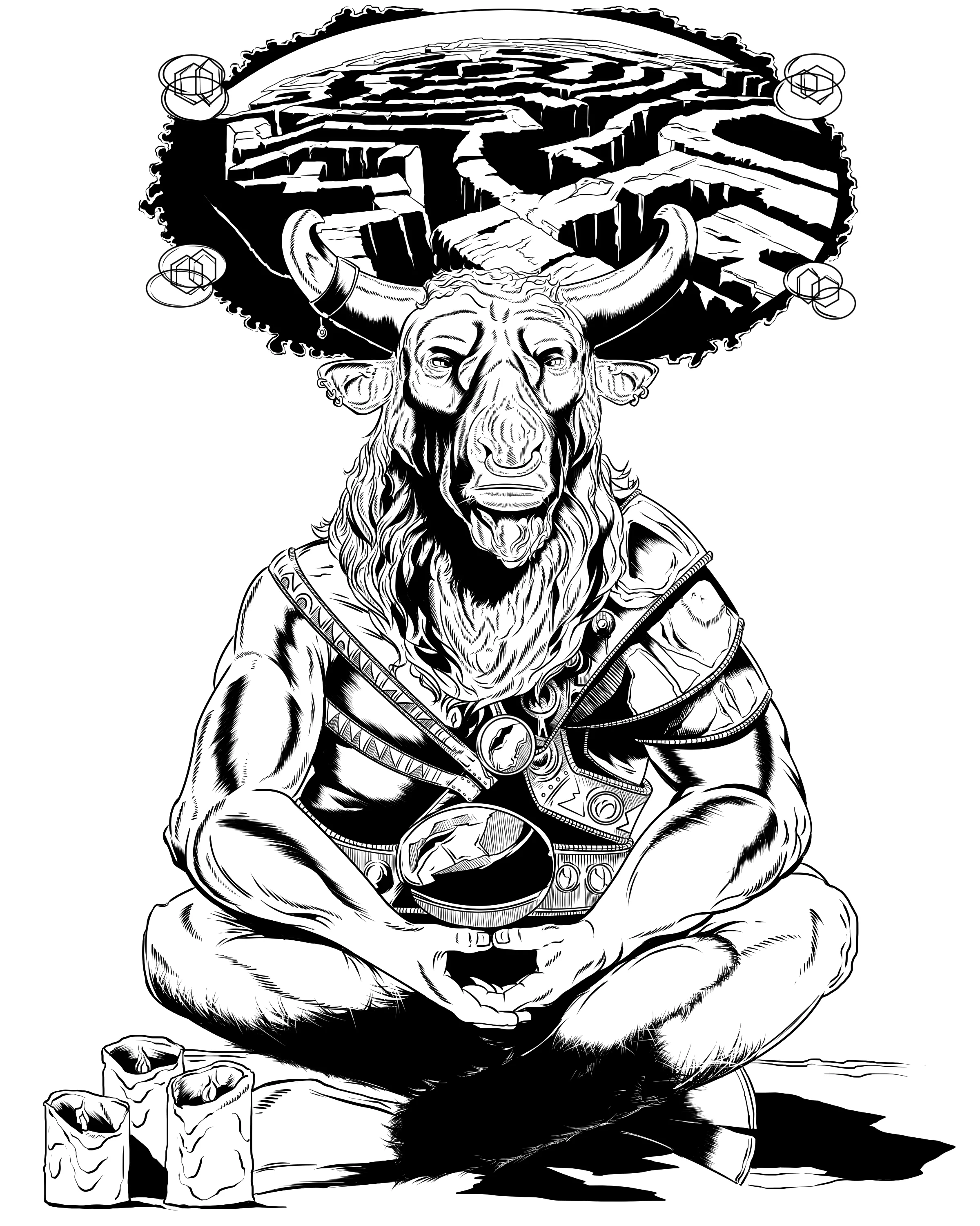 Meditative Minotaur