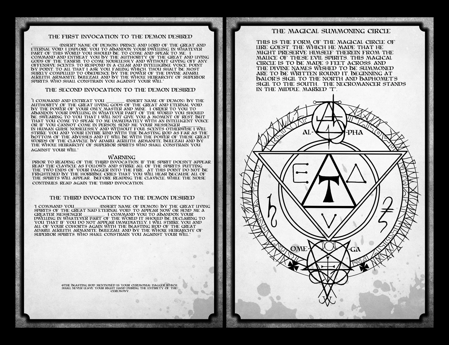 The Demonology of Lire Goest vol. 1 — Phil Stone Illustrations