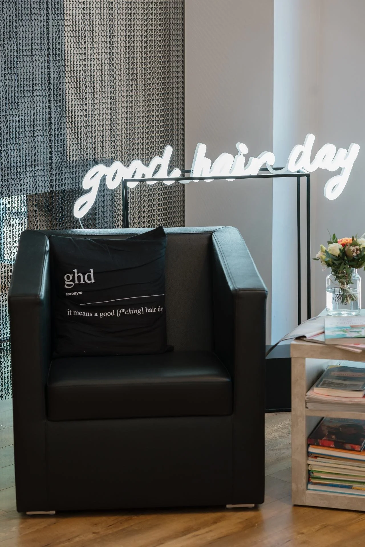  GHD – Good Hair Day Produkte im Salon Haarscharf Fehmarn. 