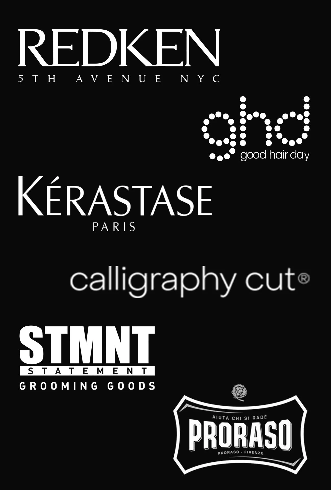  Haarpflegeprodukte und Partner im Salon Haarscharf in Burg auf Fehmarn. 