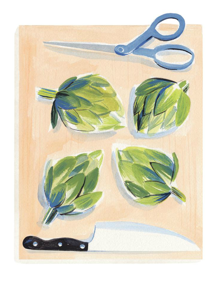 “How to Trim and Cook an Artichoke: An Illustrated Step-by-Step Guide” The Wall Street Journal