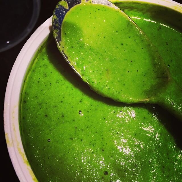 Salsa verde! Ingredients ( herbs) from the garden. I love it on everything (and have even been known to eat it with a spoon) #summer #summerfood #fromthegarden #gardentotable #farmtotable #salsaverde #grill #sauce #condiments #easyrecipes #eathealthy