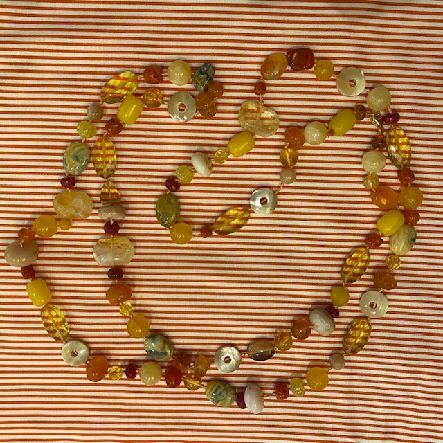 Yellow & Red Necklace