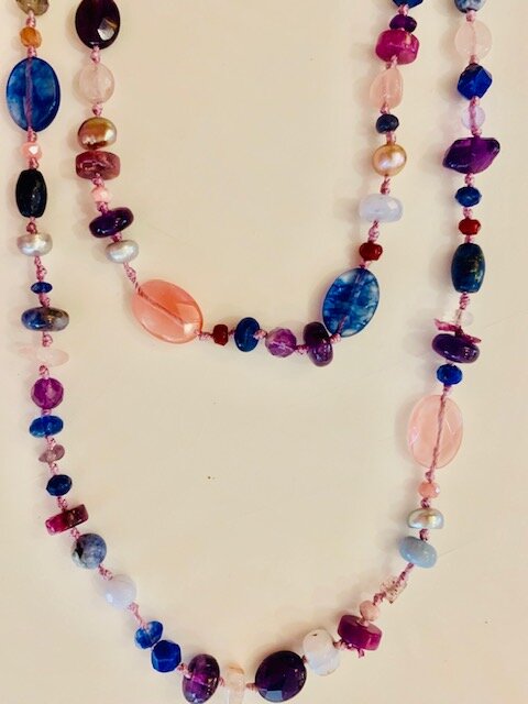 Blue & Purple Necklace