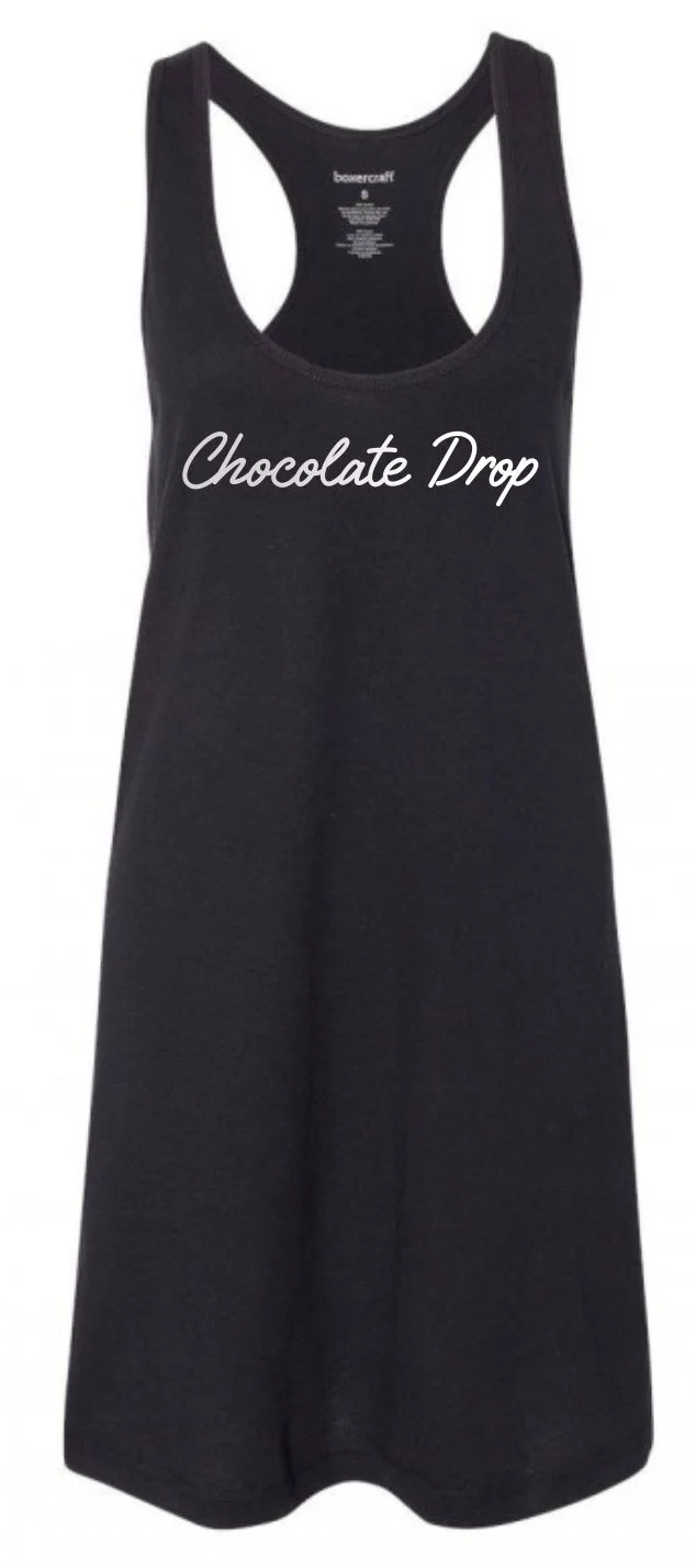 Black: White Print | Chocolate Drop