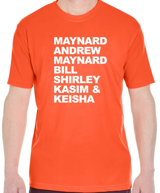 Orange: White Print
