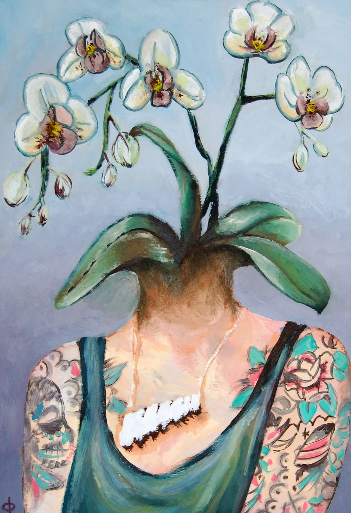 ‘Emma’ Oil on Board, 21cm x 27cm, 2014