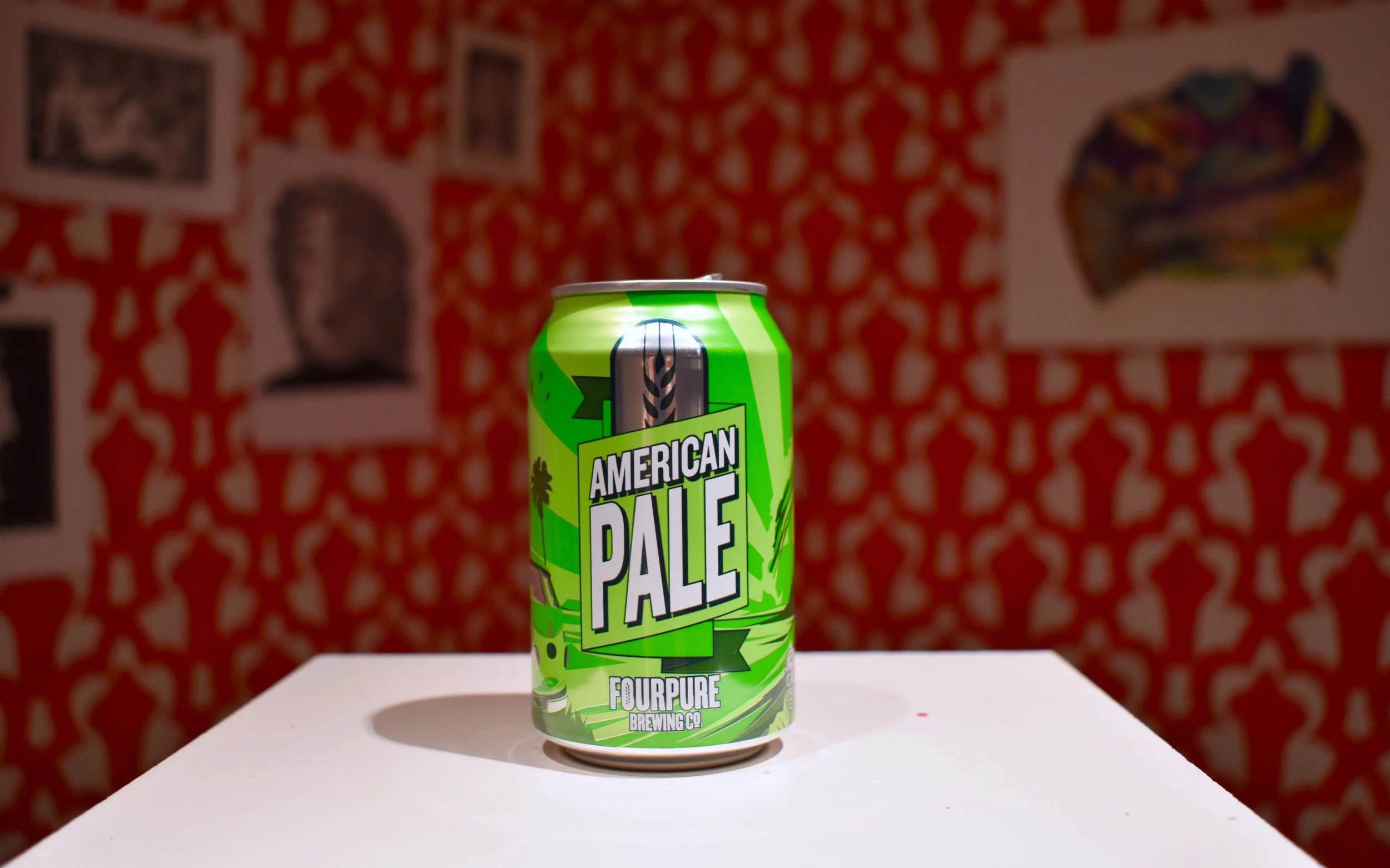 A Fourpure American Pale in front of my installation
