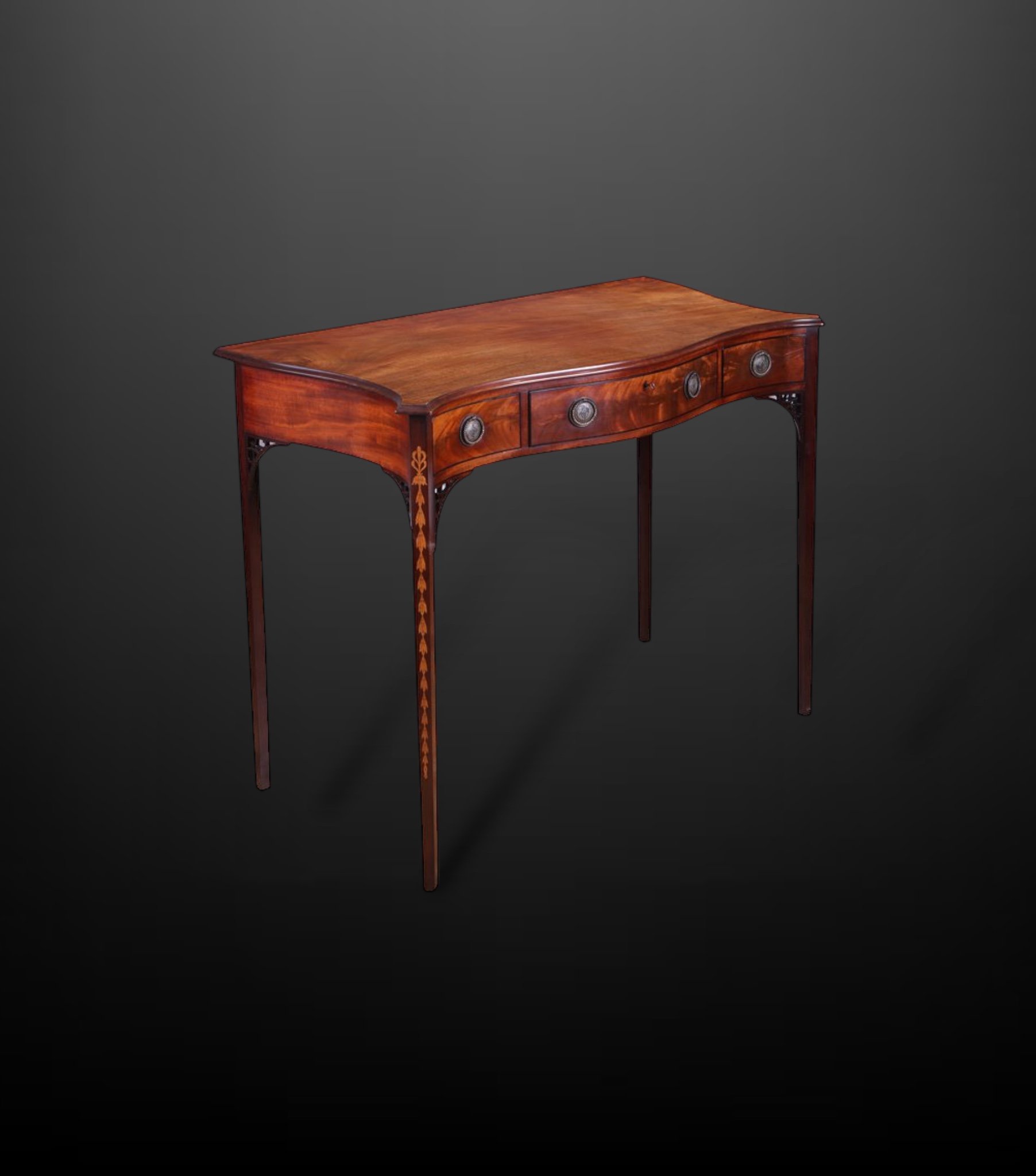 George III Hepplewhite Serpentine Side Table.JPG