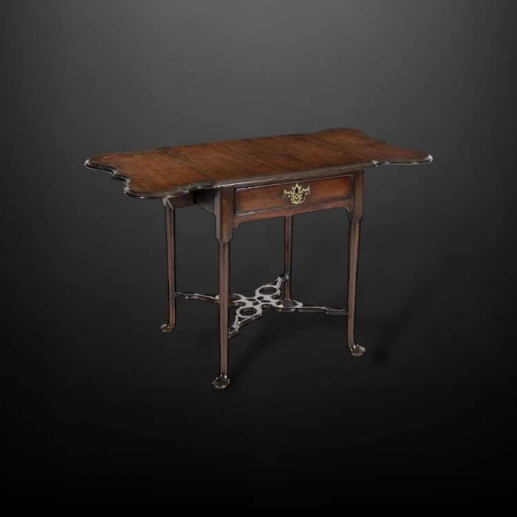 Cuban mahogany pembroke drop leaf table.JPG