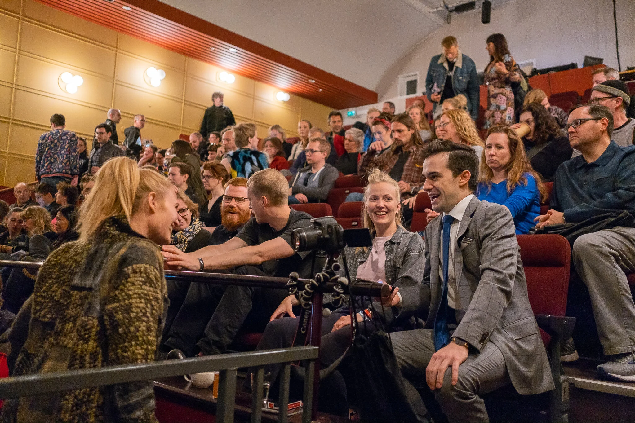 Tjarnarbíó had a full house during Preview Night of RVK Fringe. Photo by Patrik Ontkovic.