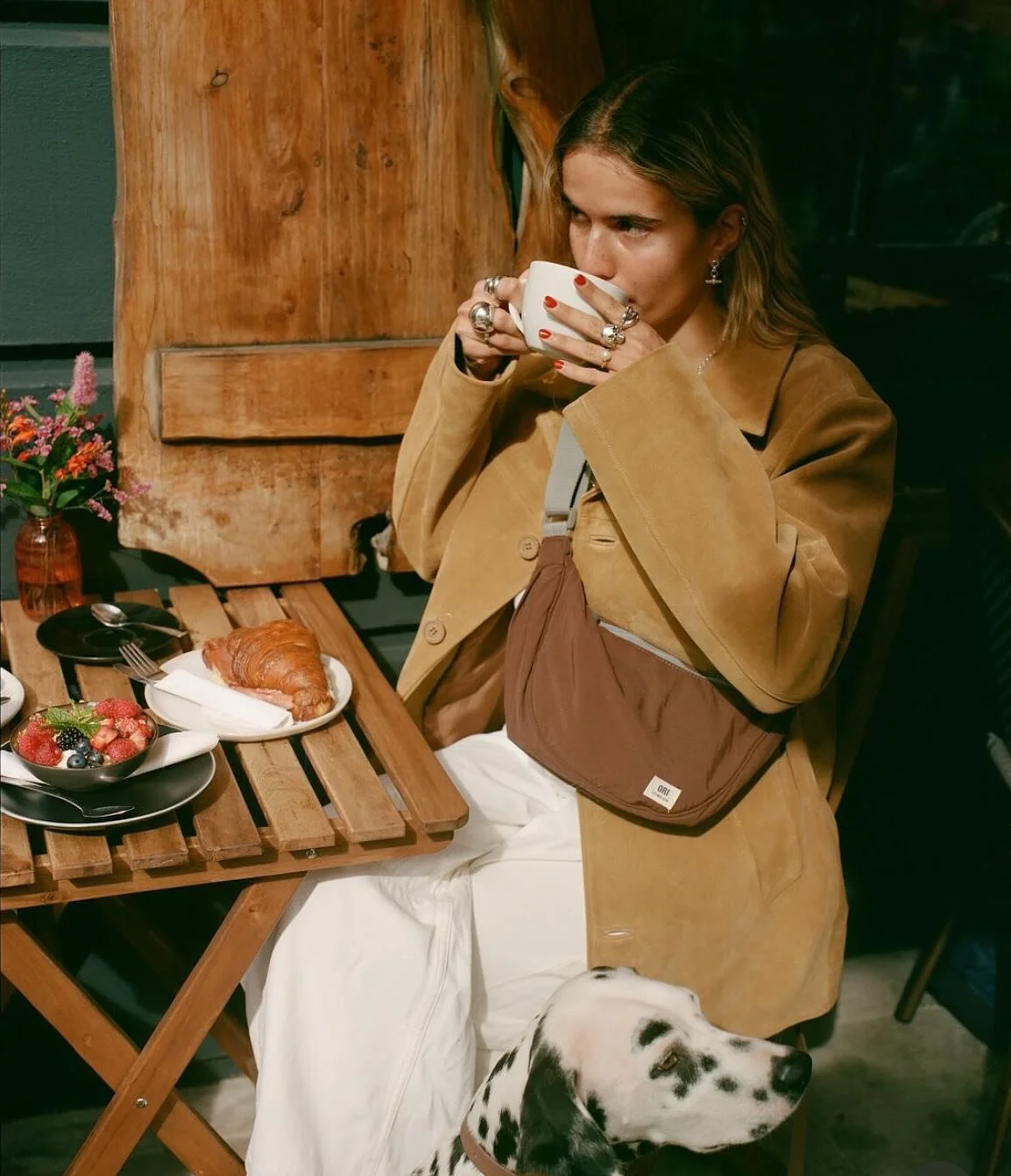 Coffee Date + @oribagcompany … the perfect combo ☕️🐾