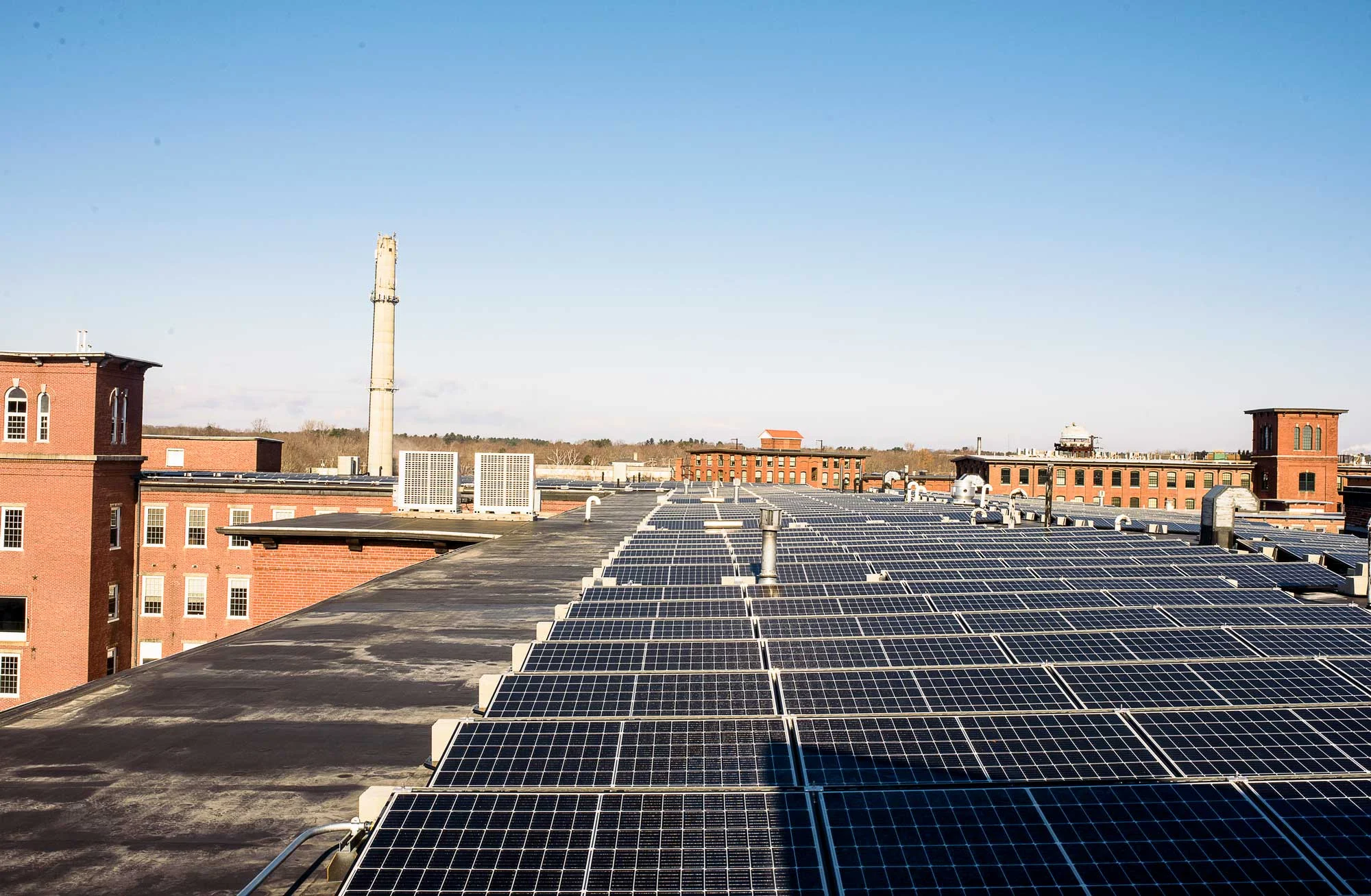 The solar project, comprised of nearly 1,200 panels, is the largest privately-funded array of its kind in Maine and will produce enough energy to meet the electrical needs of the building’s 100 residents.