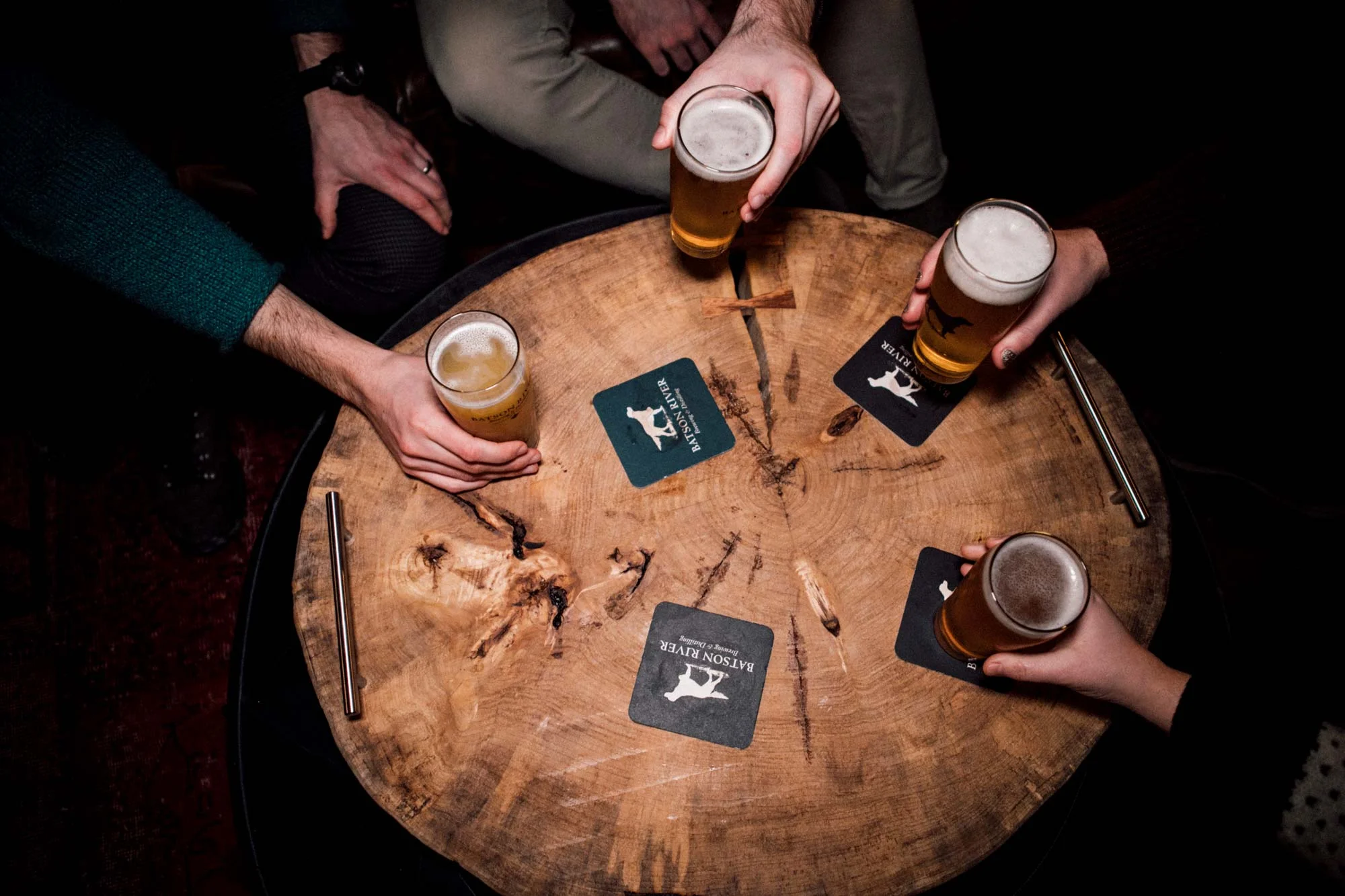 A round of brews by Wade Benker-Ritchey.