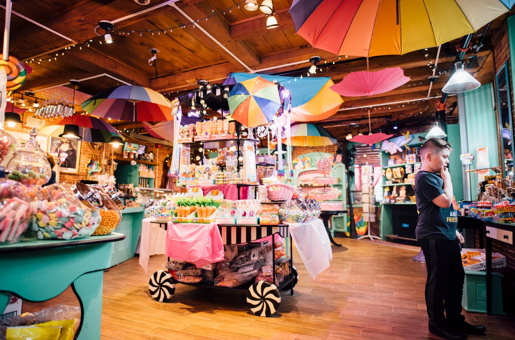 Hilary Davis was a costume designer in New York City for four years before she decided to make her way back home to Hallowell and open a candy shop with her mother, Kim Davis.