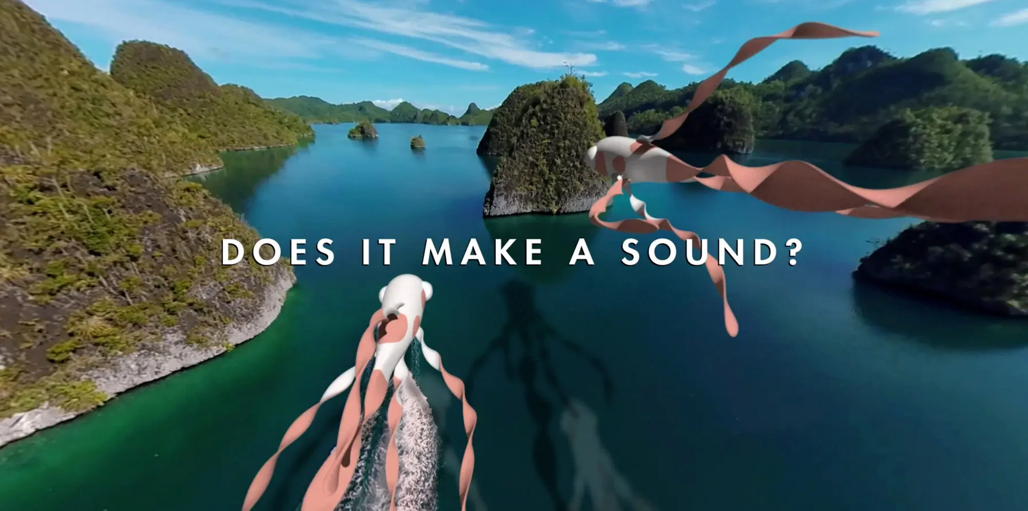 Example of a transition via tracking shot - still from Does it make a Sound?  a collaboration with Poke the Bear and Kapwa (2018).