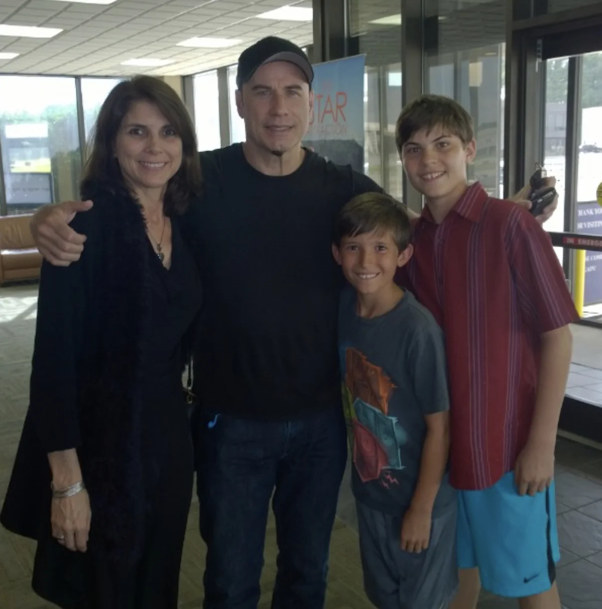 John Travolta with Karen Petrillo - The Salon People, St. Petersburg