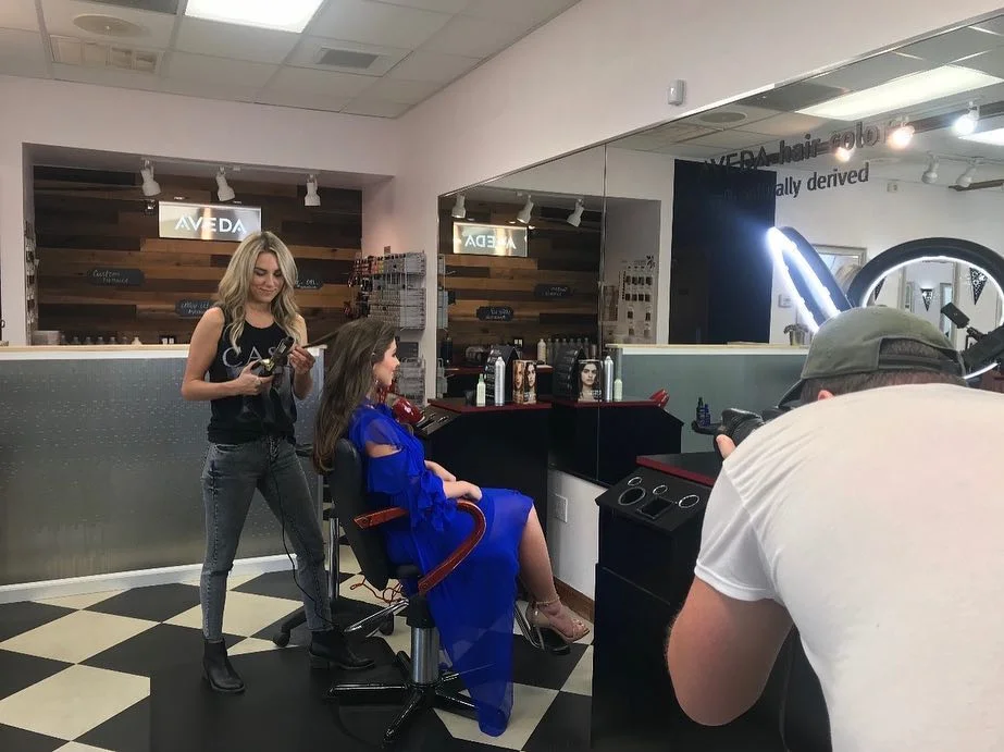 Miss Florida, Taylor Tyson with Jessica Donley - Venue Salon, Lakeland