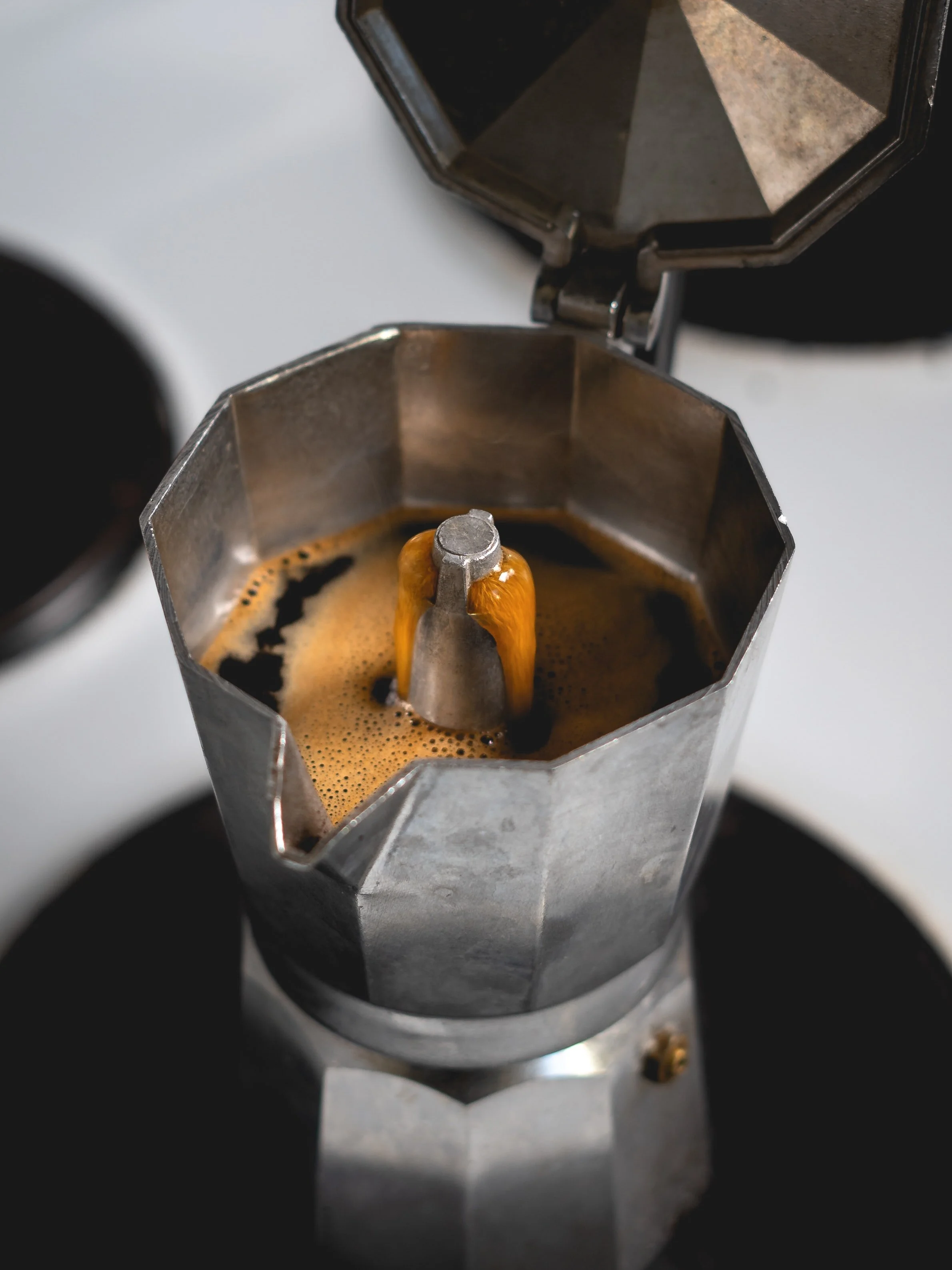 Making Coffee With A Moka Pot