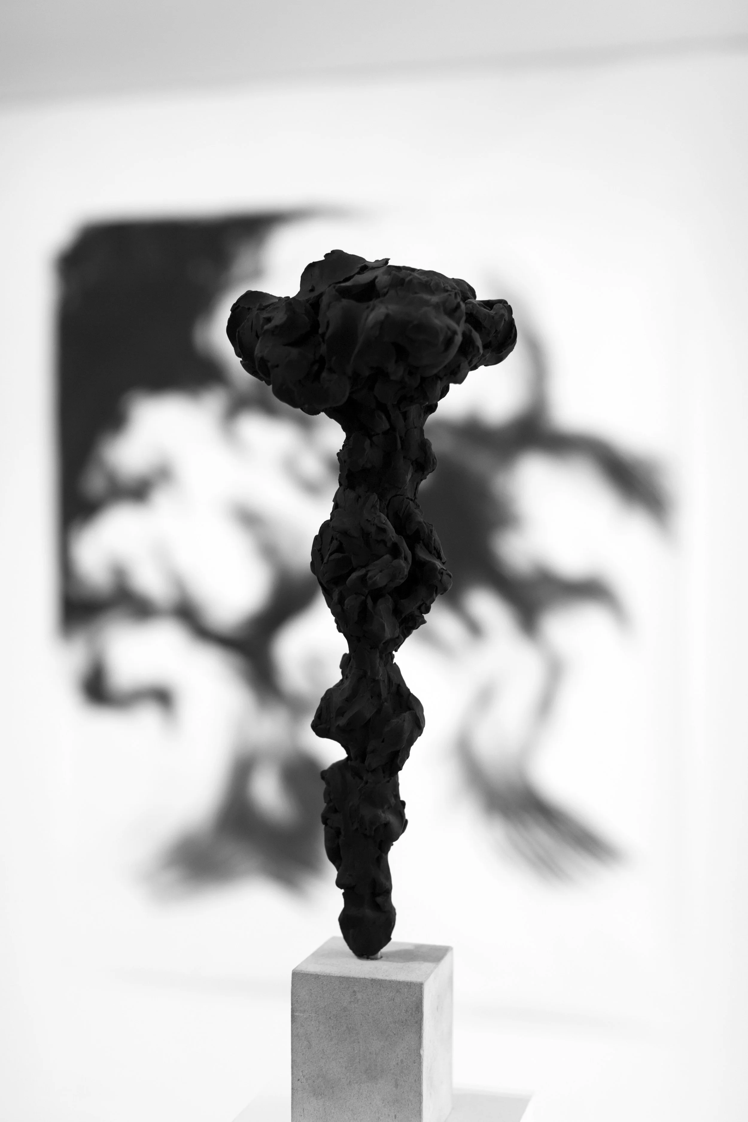 Black Totem No.4, installation shot