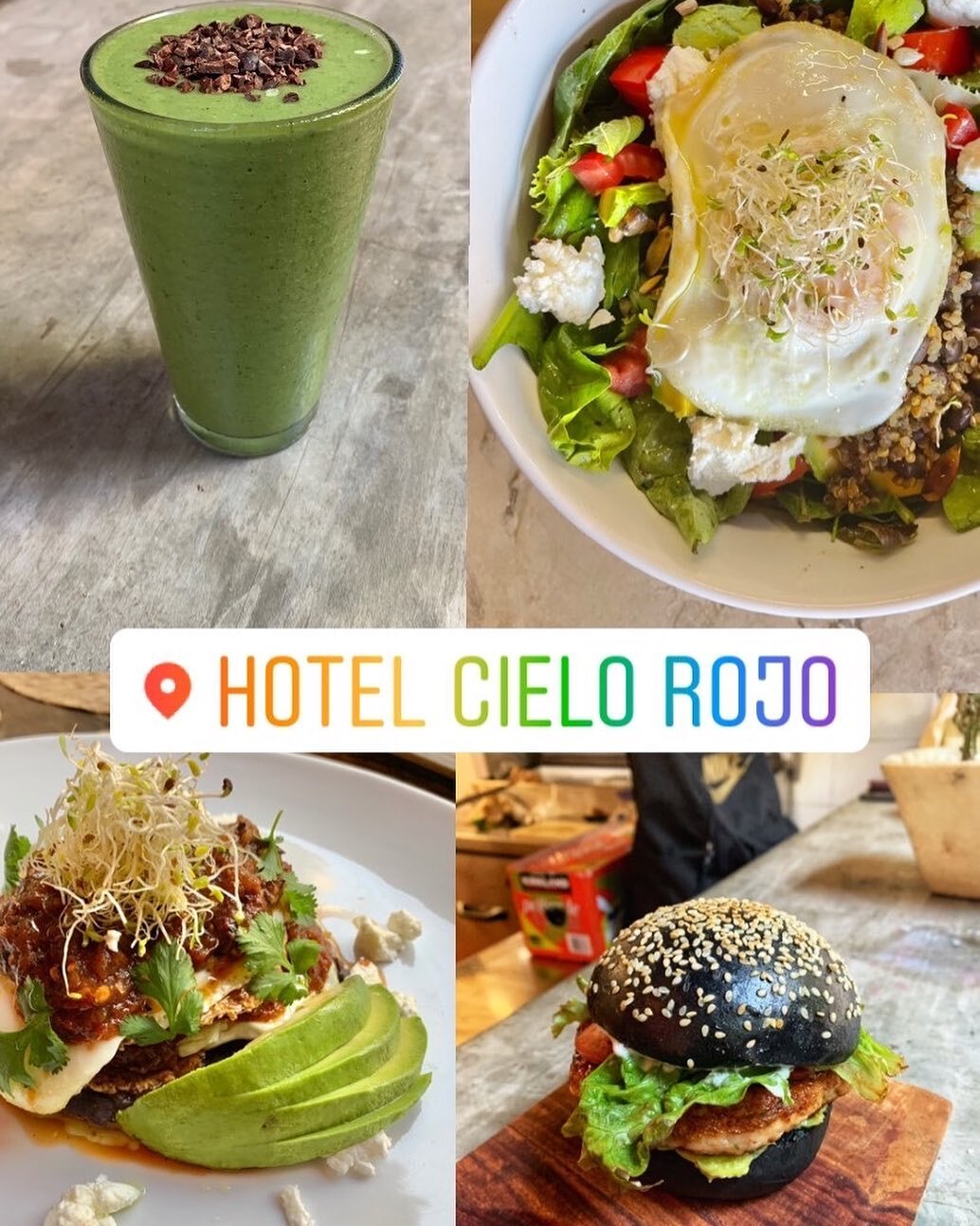 Food is an important part of Hotel Cielo Rojo. Food that is organic, and local and embodies Mexico in unique ways.
..
..
..
..
..
#sanpancho #rivieranayarit #sanpanchonayarit #organic #organicmexico #avocadorecipes #huevosrancheros #greendrinks #shri