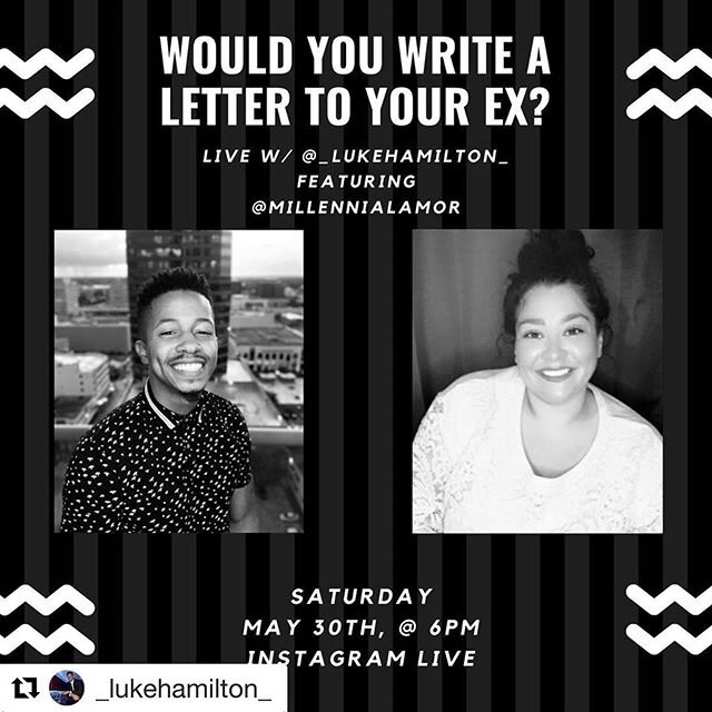 #Repost @_lukehamilton_ with @get_repost
・・・
TOMORROW, Join #JSUAlum @_LukeHamilton_ &amp; @MillennialAmor at 6PM on Instagram Live for a Topic you don&rsquo;t want to miss‼️