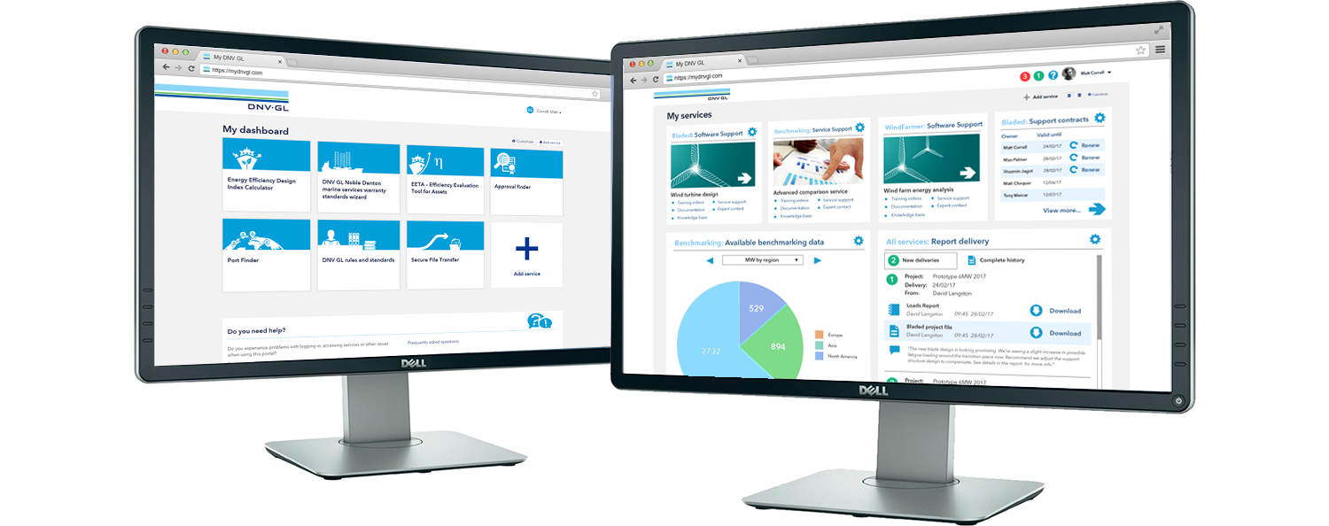 Before and after: Drawing customers to the My DNV GL dashboard with high value, rich content