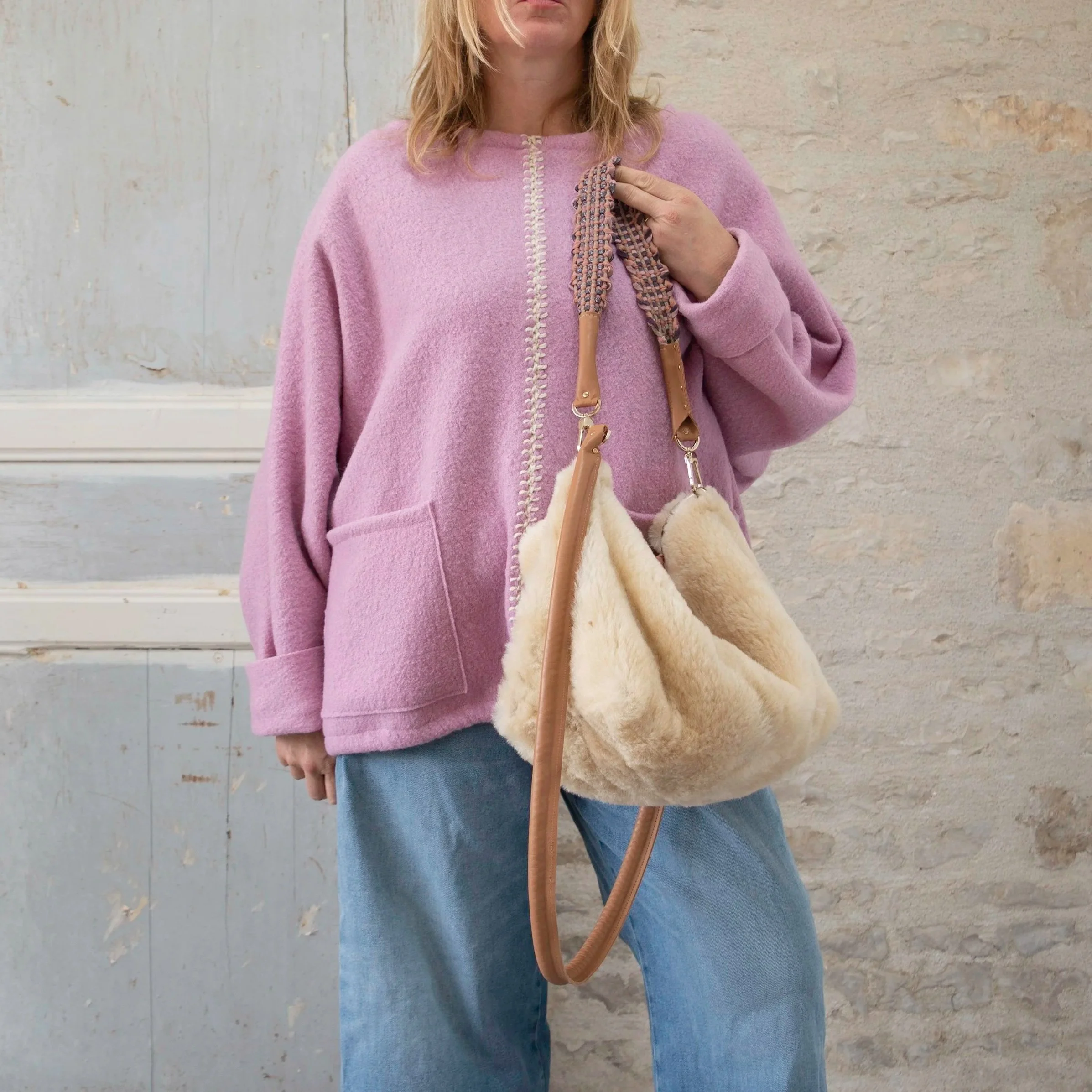 woven+strap+shearling+bag+pink+top.jpg