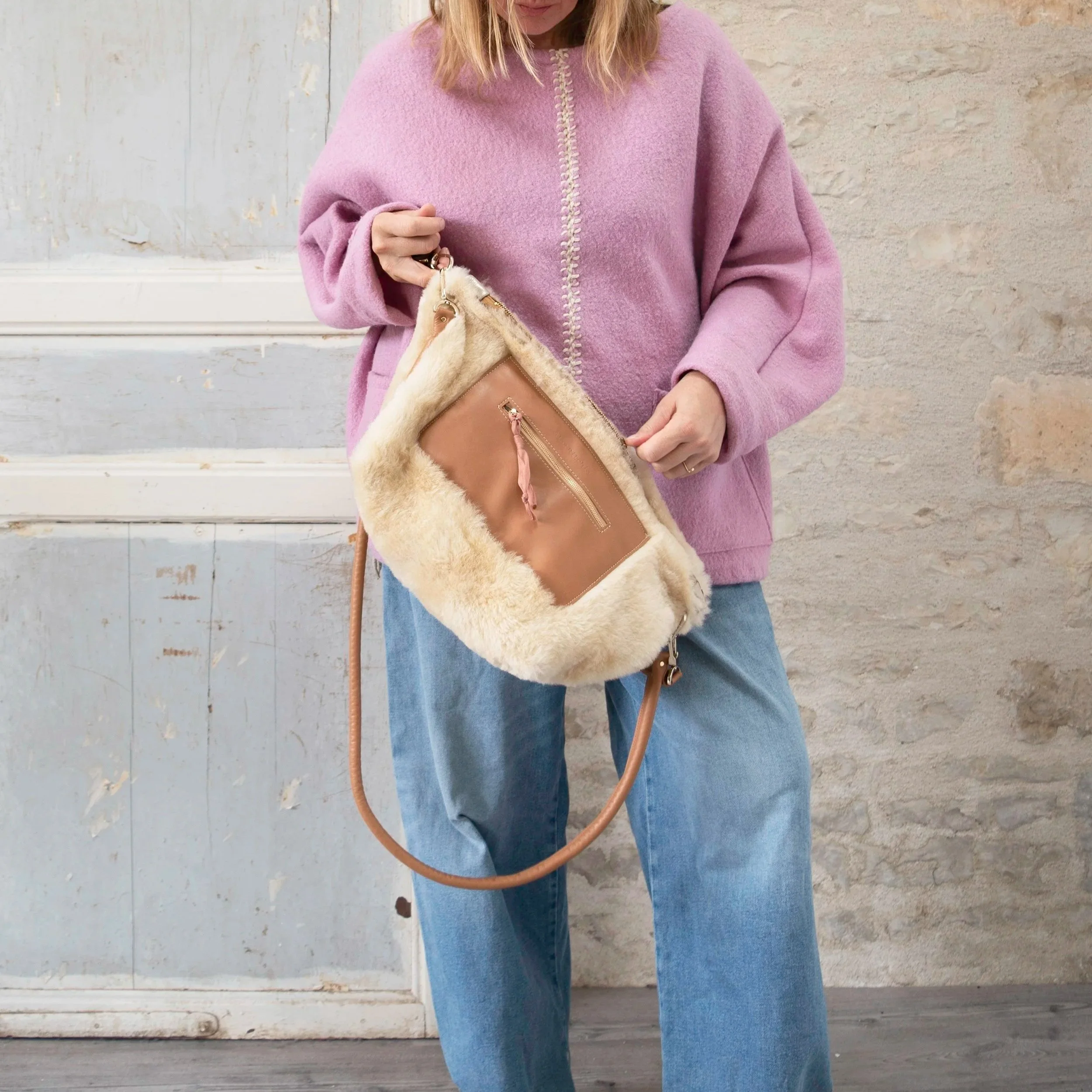 sheepwool+leather+handbag+wool+pink+top.jpg