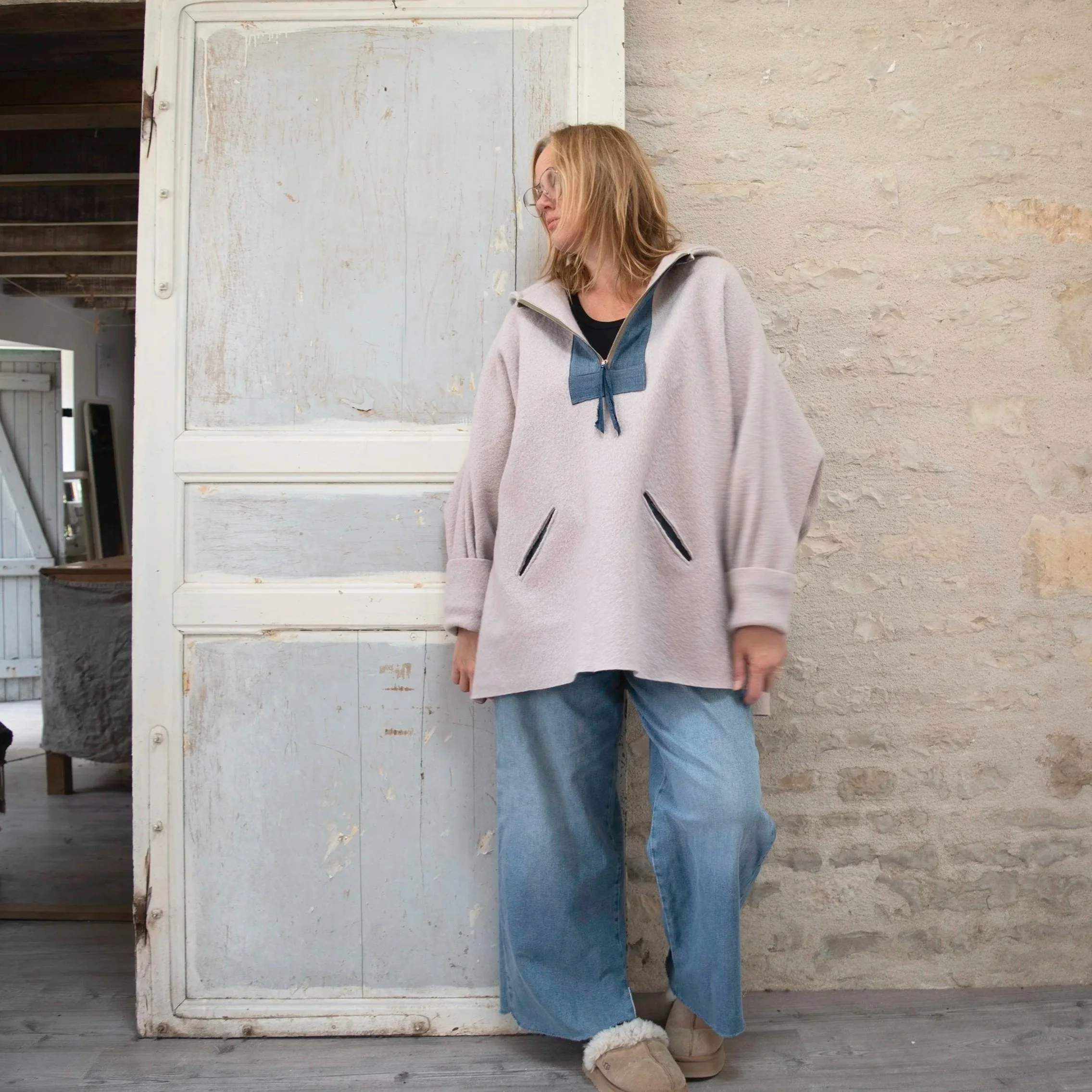 ecru+zip+neck+hooded+top+pockets.jpg