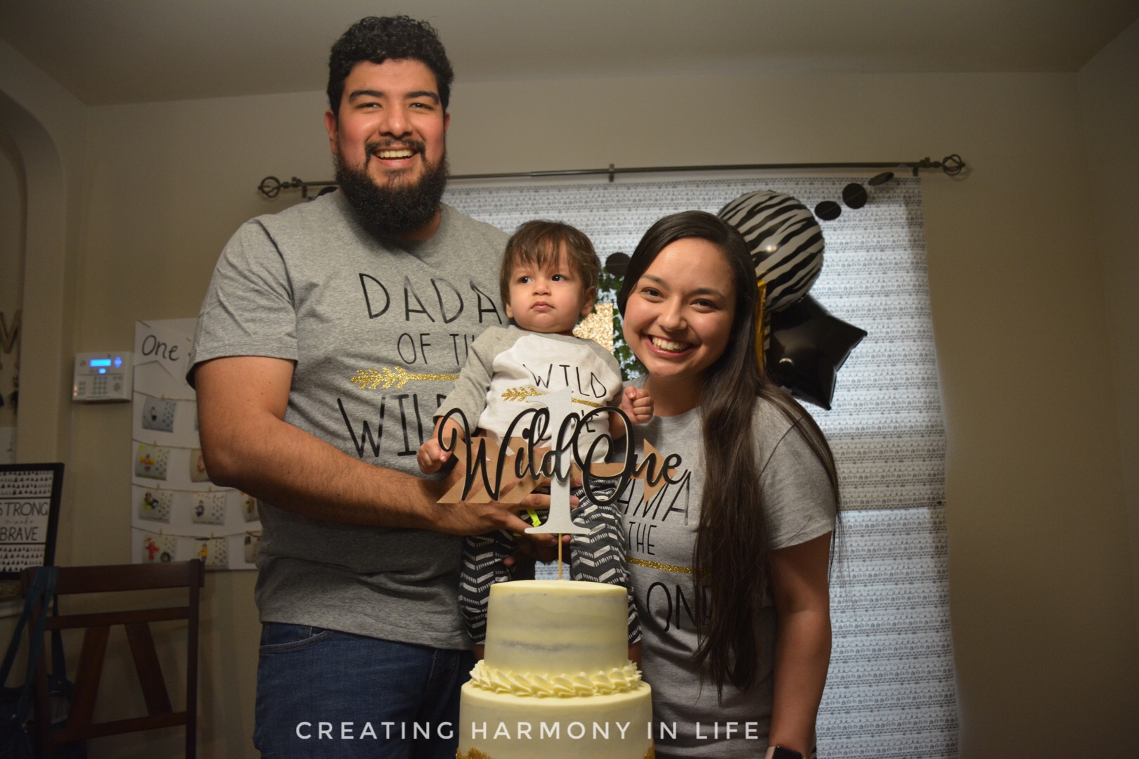 There were approximately 10 adults trying to get baby boy to smile and he wasn’t having it.