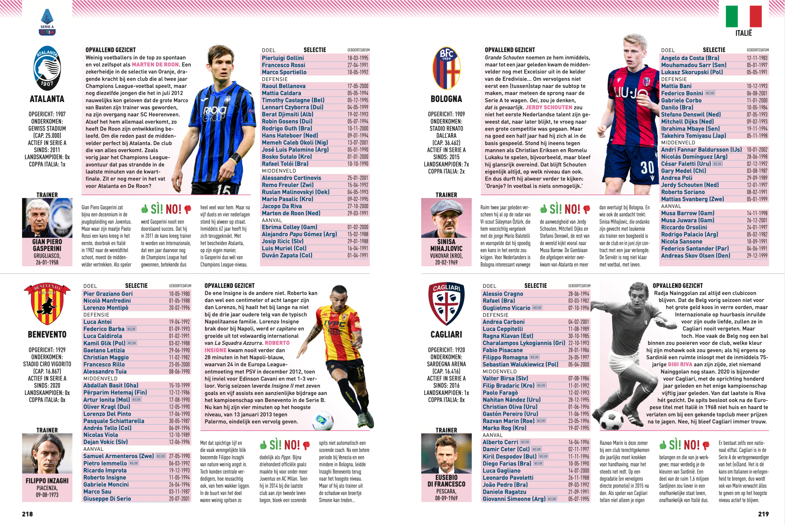 Voetbal International seizoengids 2020-2021 spread