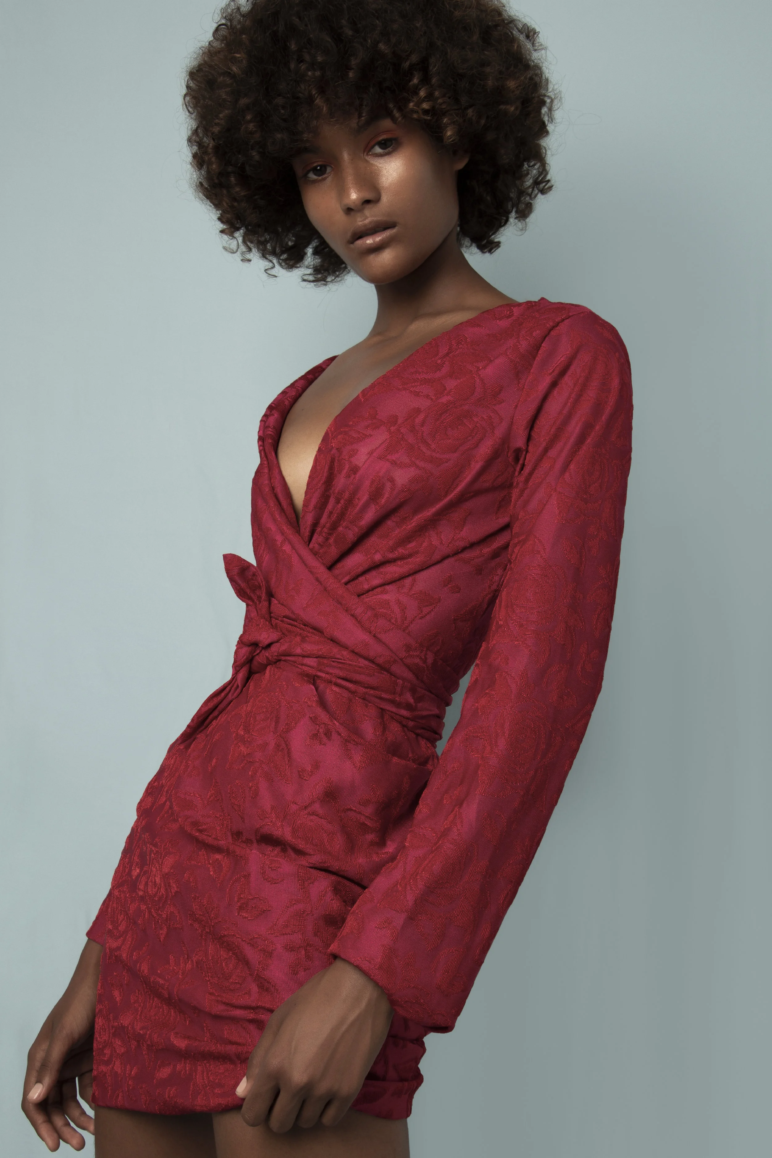Vintage red dress Emmanuel Ungaro