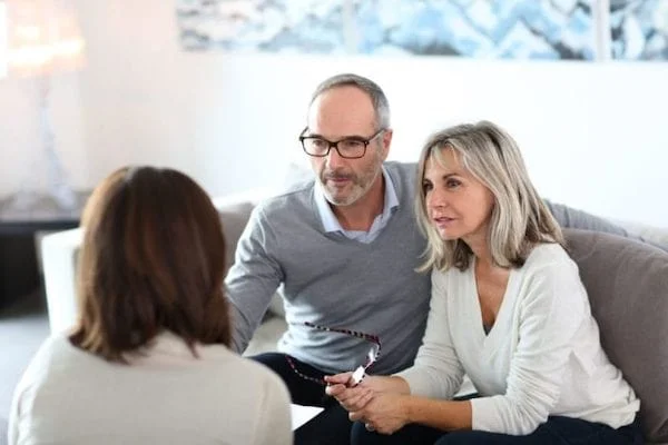 mature couple in counseling