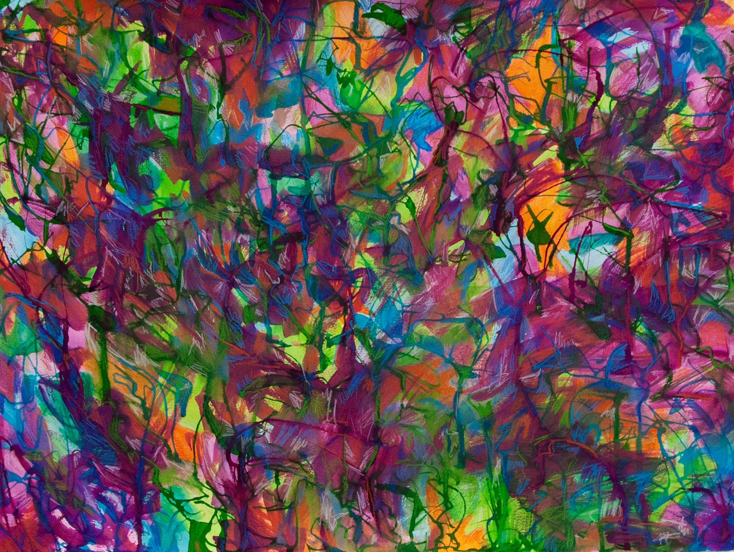 EmbraceKyrsten Prock, 2019, watercolor and ink on paper, 30x22 in.