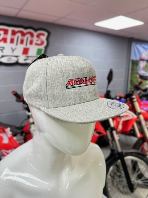 Acklams Team Snapback Cap - Light grey