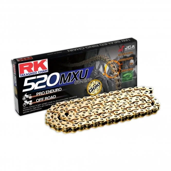 RK 520 MXU (UW-RING) Chain - 120L - Gold