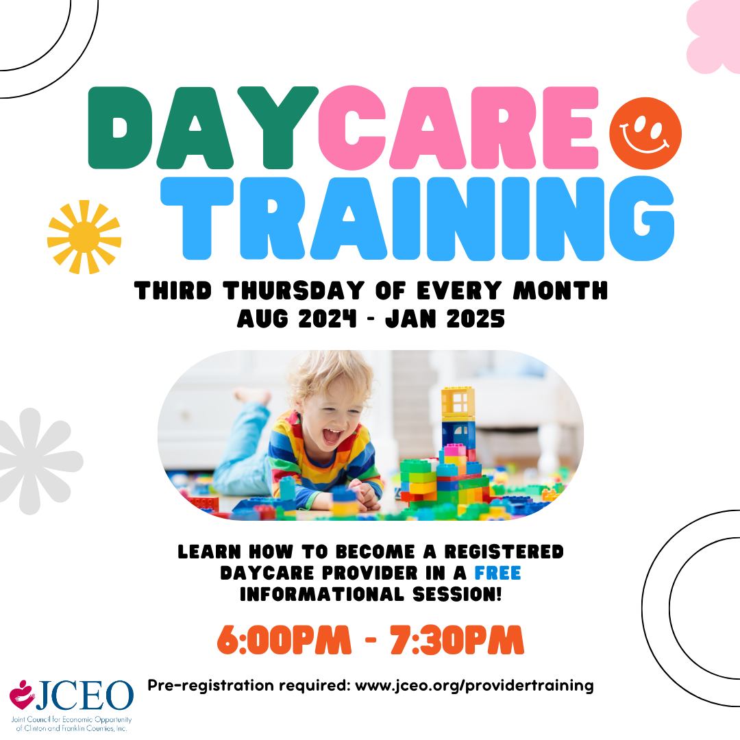 Become a Provider! Day Care Informational Session