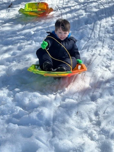Sledding fun at Head Start!