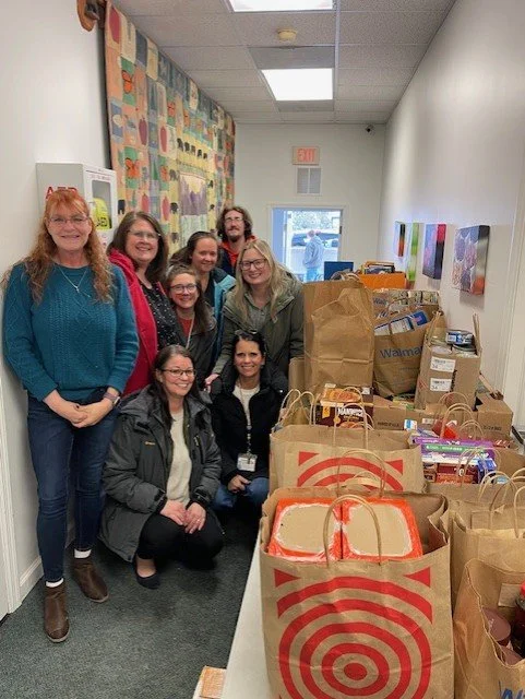 Saranac 4th Grade Food Drive Donation