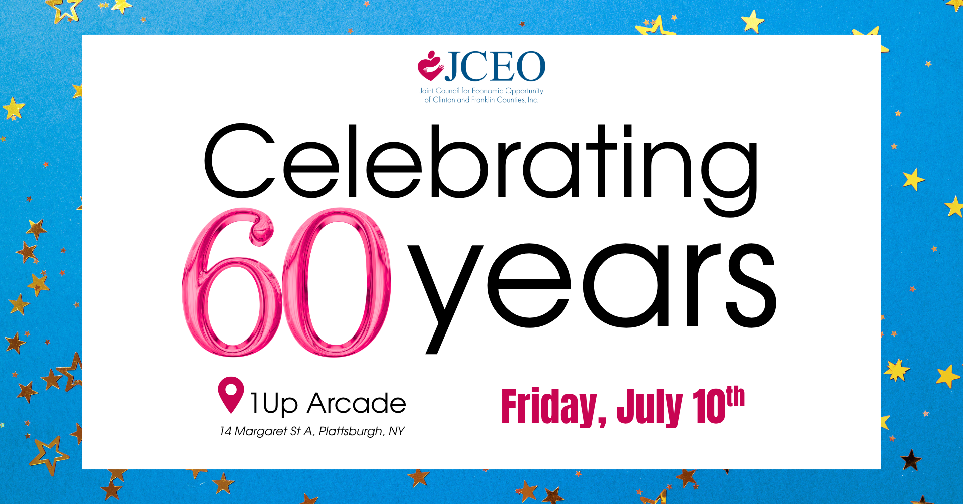 60th Anniversary Party at 1Up Arcade