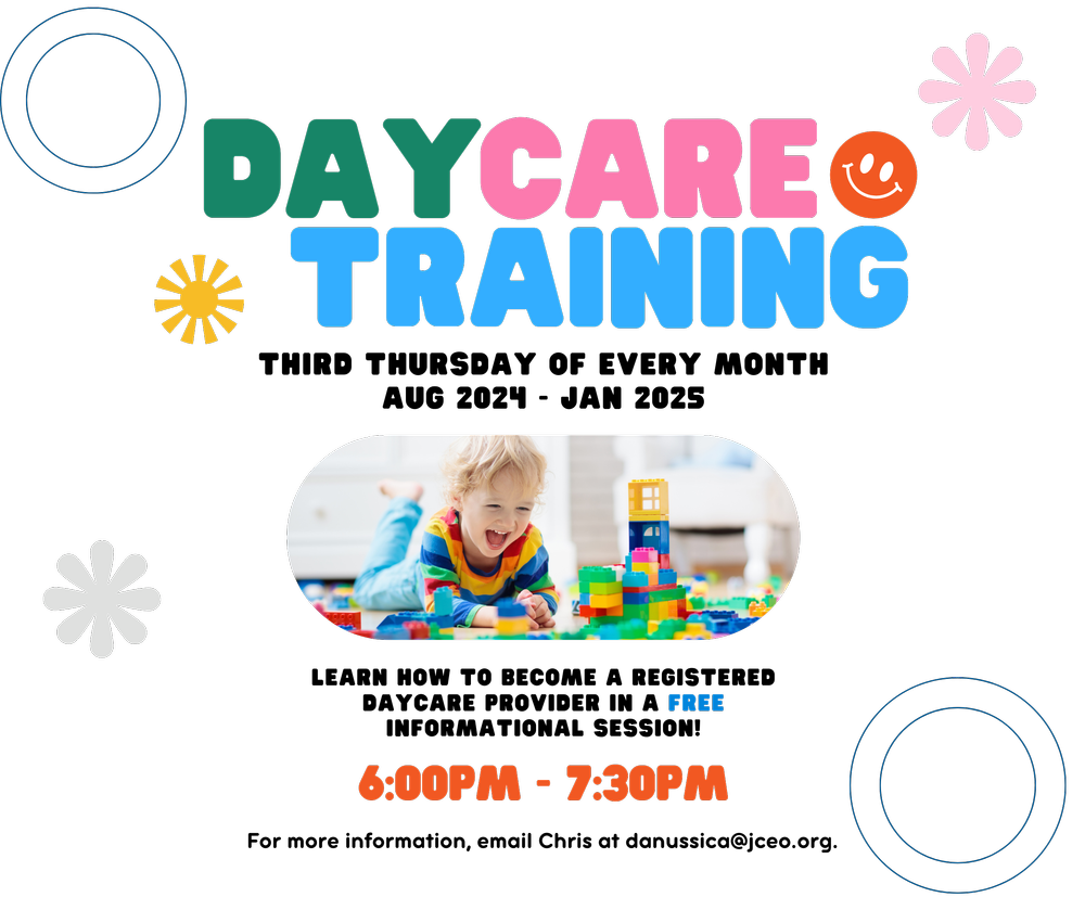 Daycare provider training jceo