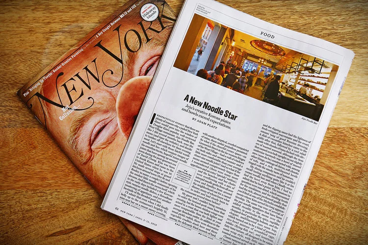Jeju Noodle Bar on NY TIMES