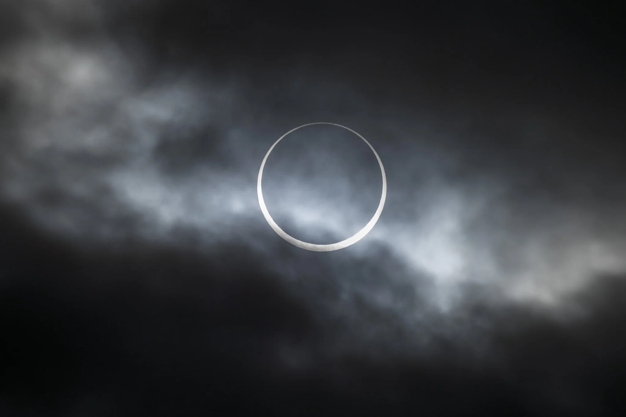 2023 Annular Solar Eclipse as seen from Crater Lake National Park Oregon (Image 1)