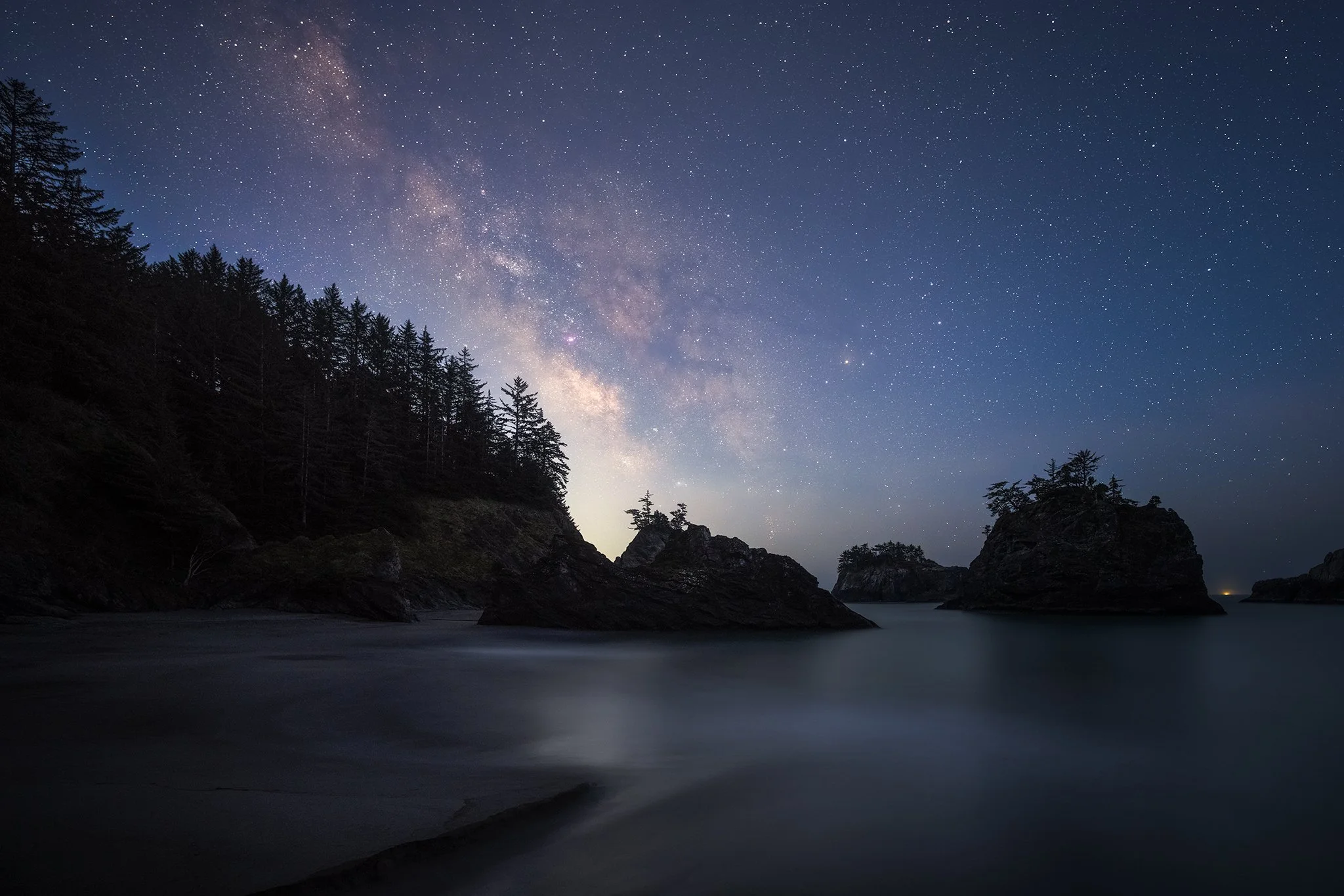 The Milky Way over the Southern Oregon Coast March 2026