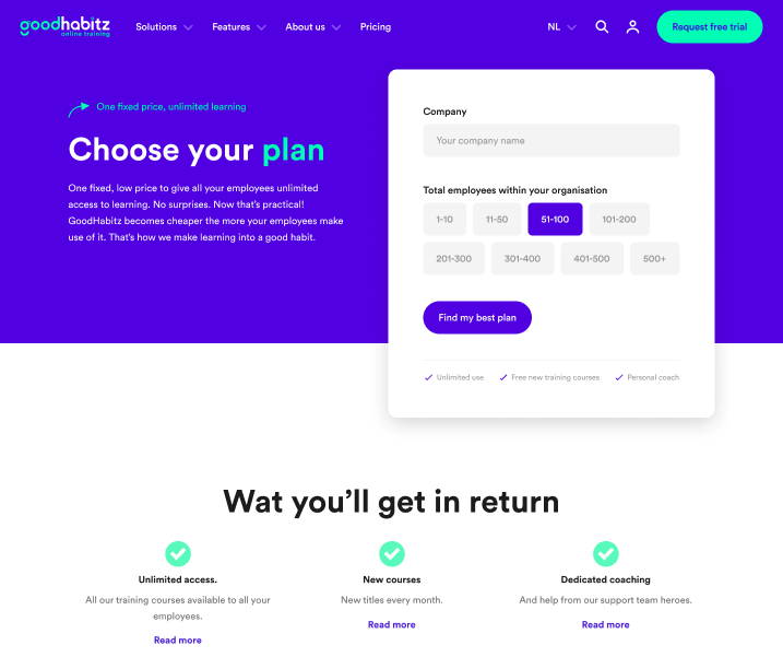 A full self service client checkout 