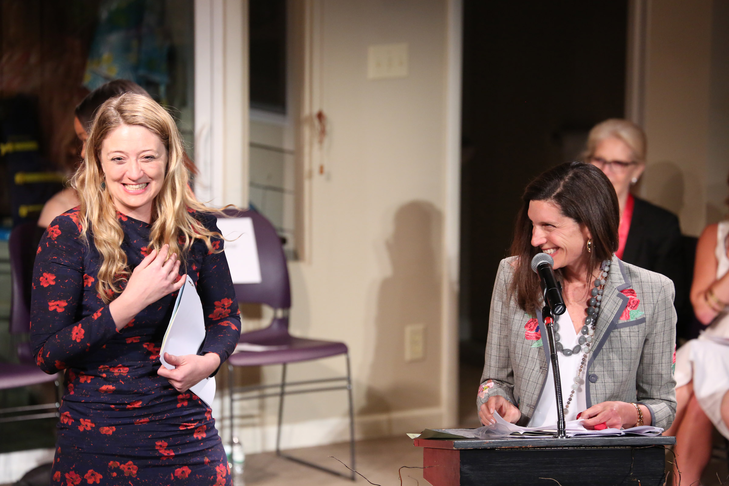 2015 LILLY AWARDS Photo 10 Heidi Schreck and Stacey Mindich .Photo by Walter McBride.jpg
