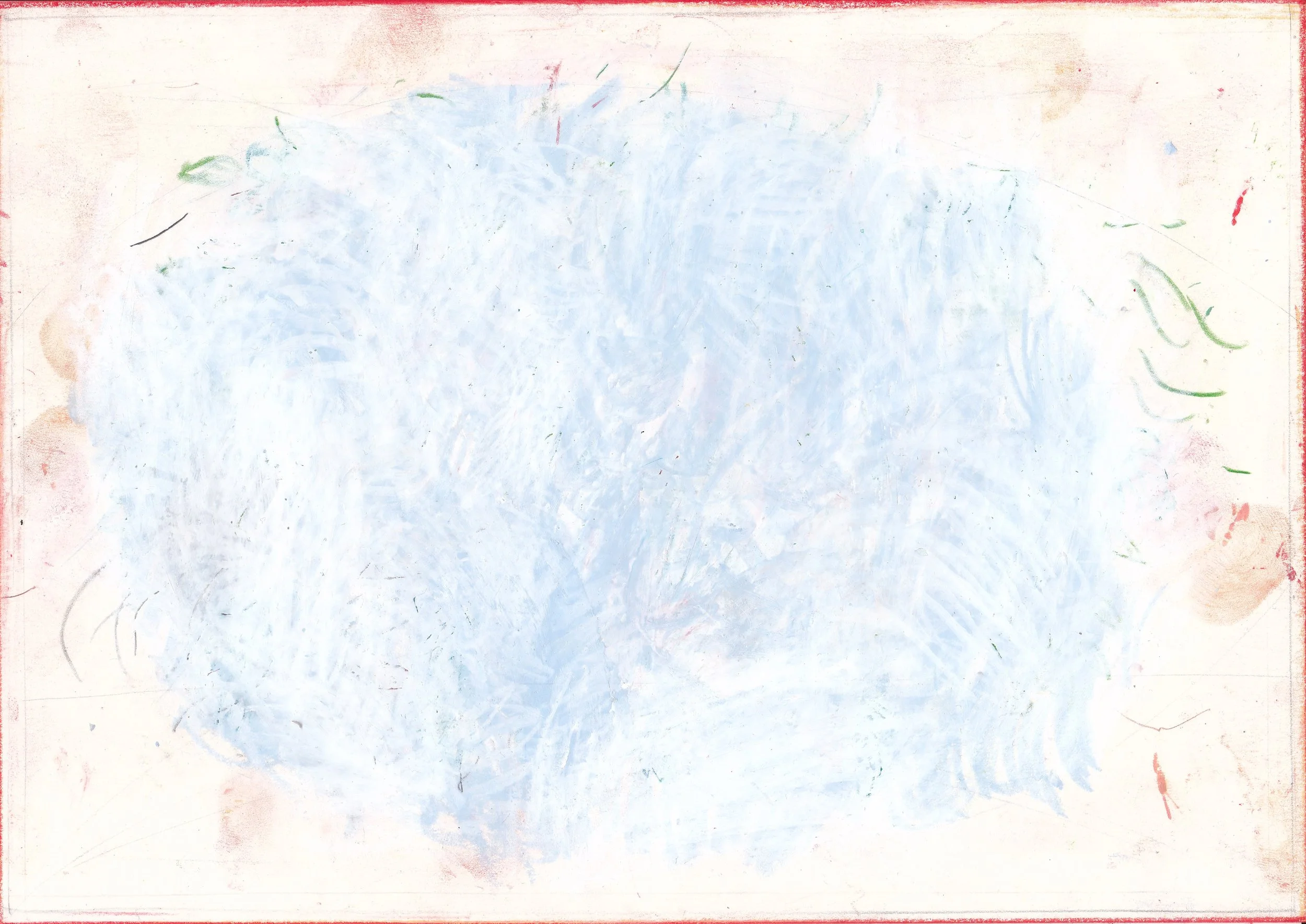 “Untitled” Crayons and dirt on paper 20x29 cm