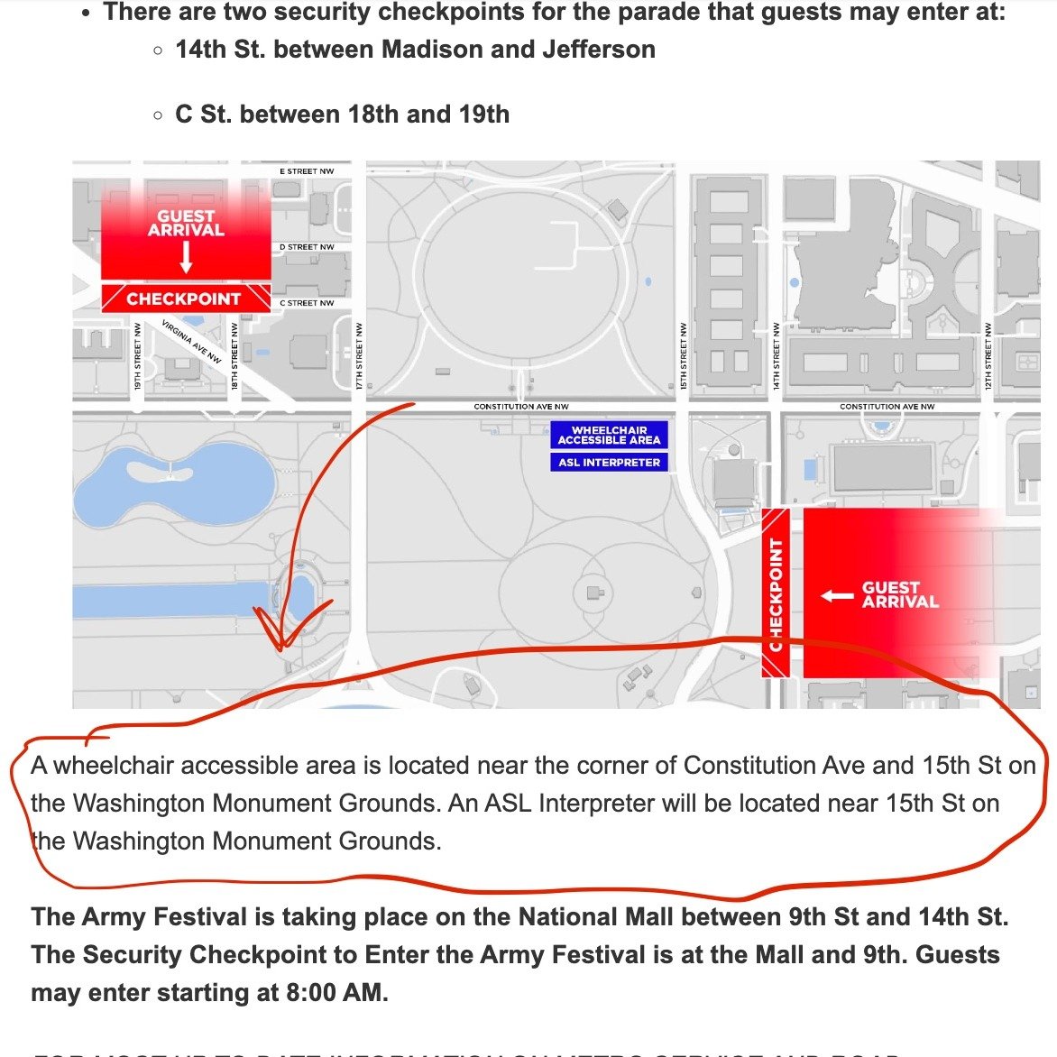 I got my instructions for the &quot;250th Anniversary of the U.S. Army Grand Military Parade and Celebration&quot; happening this weekend and I couldn't help but notice----and I might be wrong here so forgive me--- but shouldn't these event planners 
