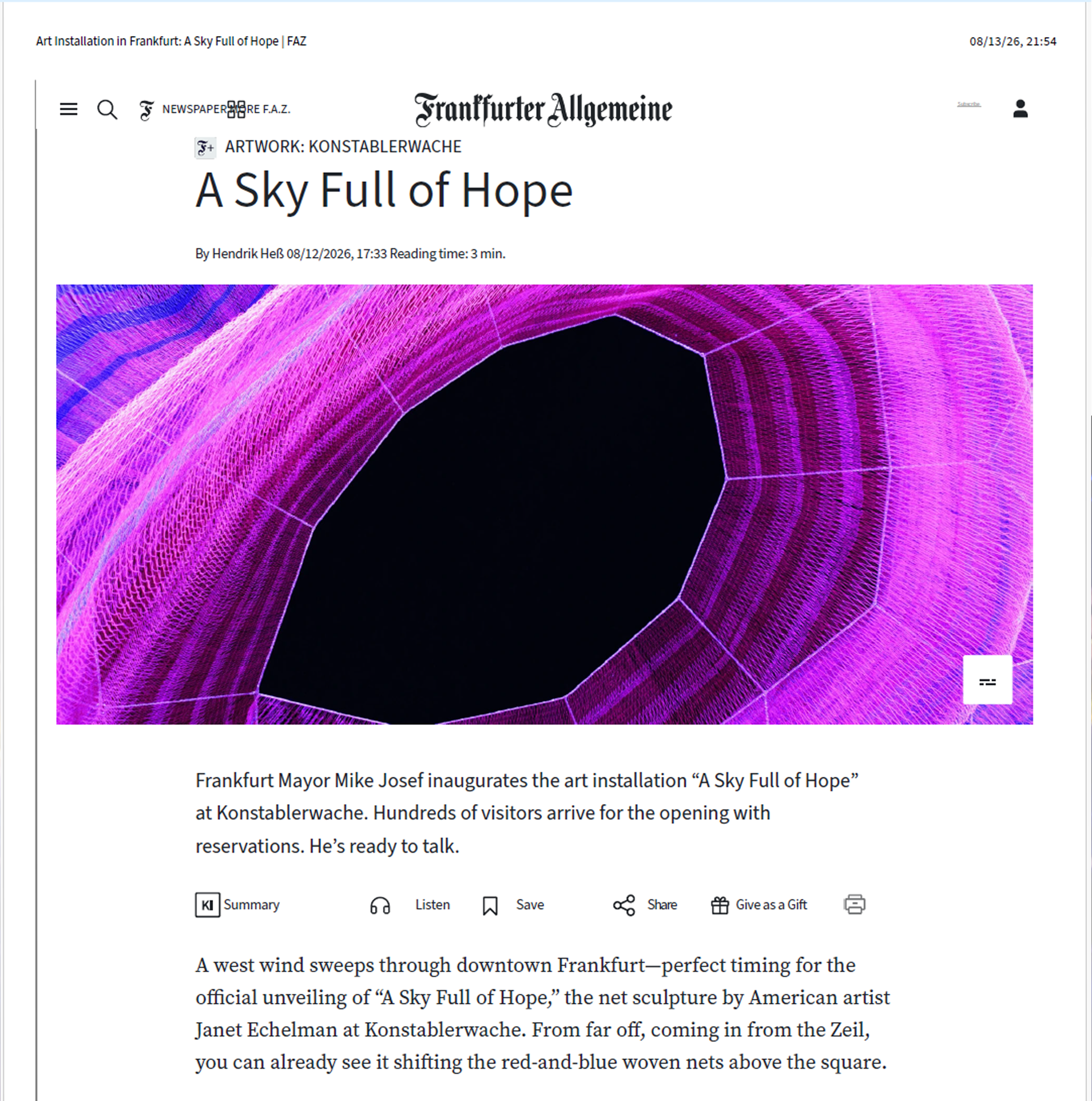 FRANKFURTER ALLGEMEINE